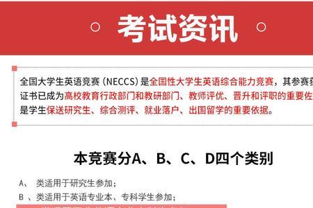 全国大学生英语竞赛考试流程