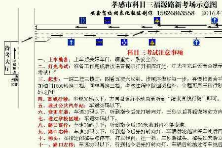 科目三有哪16个项目