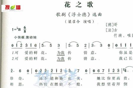 关于花的歌曲名称