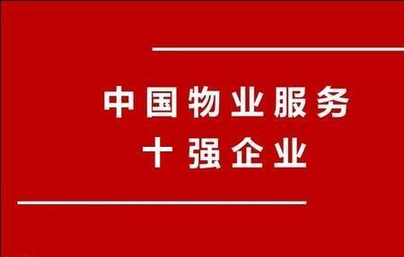 山东省物业公司排名