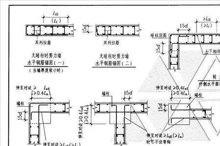 柱纵向钢筋端头加锚头做法