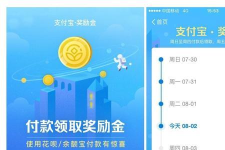 支付宝消费满6元现金奖励