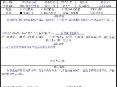 质量纠正预防措施报告怎么写