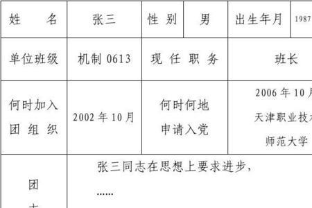 入党需要团推优表吗