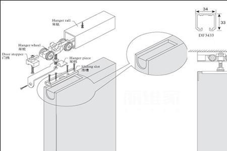 衣柜隐藏床头柜滑轮怎么装