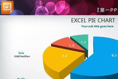 ppt饼状占比图怎样做