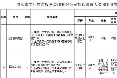 国企班子成员任职条件