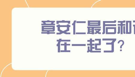 章安仁分手后和谁在一起了