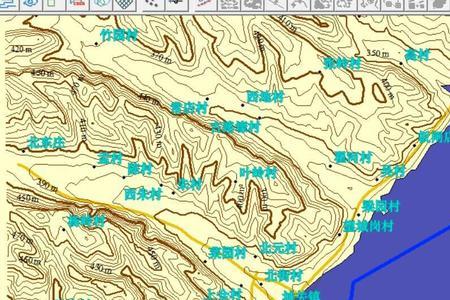 地图上怎样判定高程