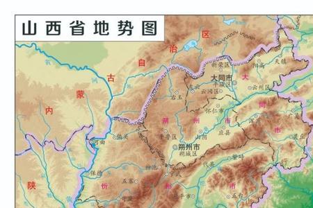 山西河北交界图