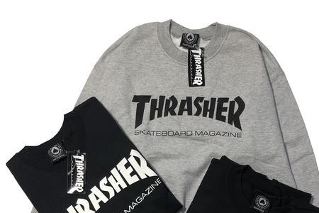 thrasher加绒卫衣有侧标吗