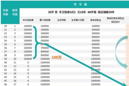 国寿百万如意行10年返本吗