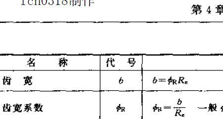 齿轮齿根高系数怎么算