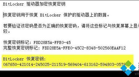 bitlocker输入恢复密钥还是进不了