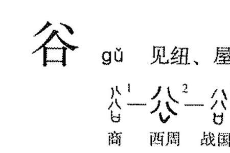 典穀字的读音