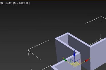 3dmax怎么在墙体开槽