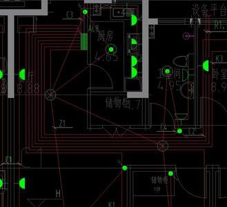 地下室照明线路是怎么跑线的