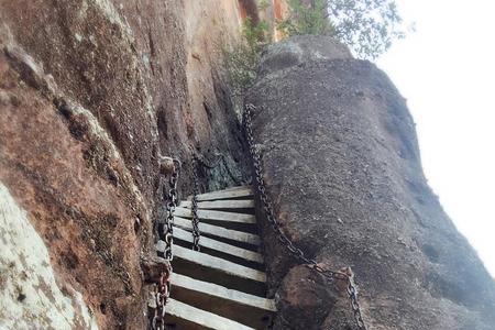 丹霞山最陡的山道