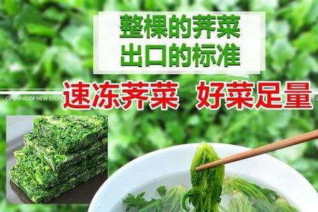 荠菜怎么冷冻才好吃