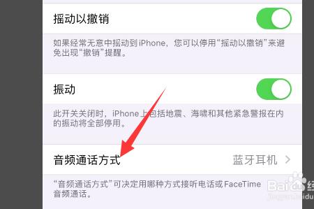 苹果手机音频通话方式什么意思