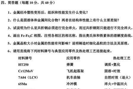 金属材料工程考研方向哪个好