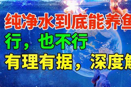 用纯净水养鱼会有水垢吗