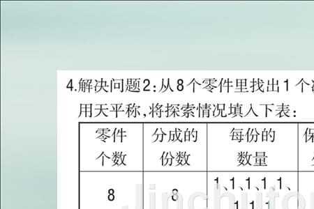 五年级下册数学找次品的口诀