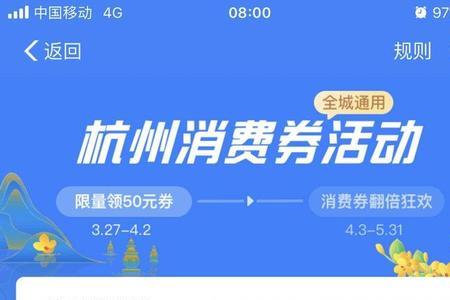 杭州消费券给别人买东西可以吗