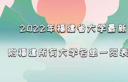 福建省排名9000能上哪个大学