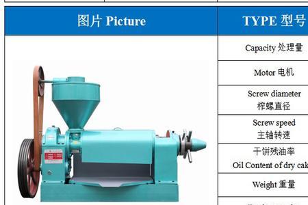 185型榨油机一小时生产多少料