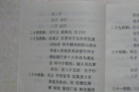 颜姓世字辈是多少代