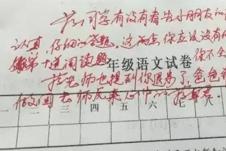 书写工整卷面整洁评语