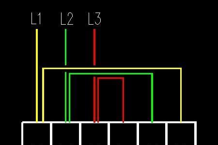 三相电三线配电箱接法