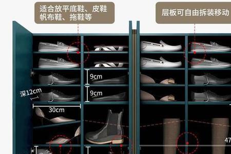 鞋柜深度350还是400加柜门