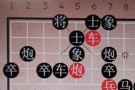 象棋中两炮并排叫什么