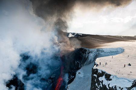 冰岛火山喷发对北极的影响