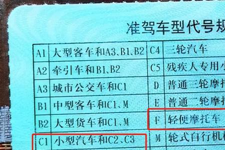 c2增驾f摩托车条件