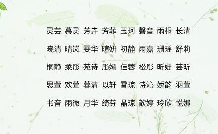 子语名字的含义是什么