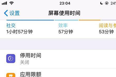 苹果手机时间限制怎么关了