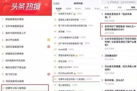 头条热搜榜文章