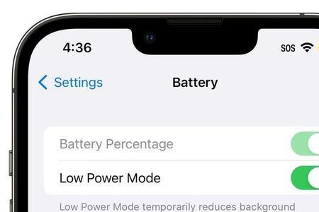 为什么升级ios16电量百分比不显示