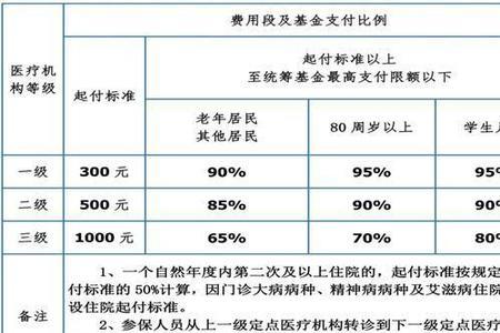 icu居民医保报销比例