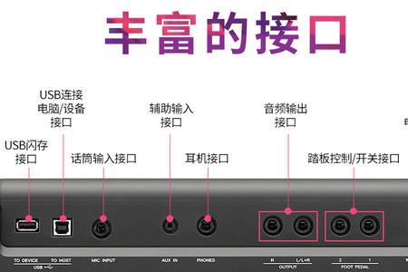 雅马哈电子琴那个孔是插音箱的