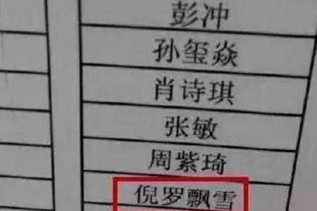 姓胡的奇葩名字大全