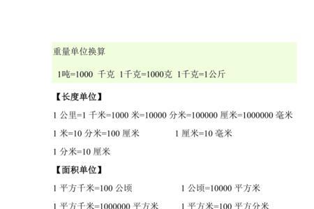 金纺重量和容量换算