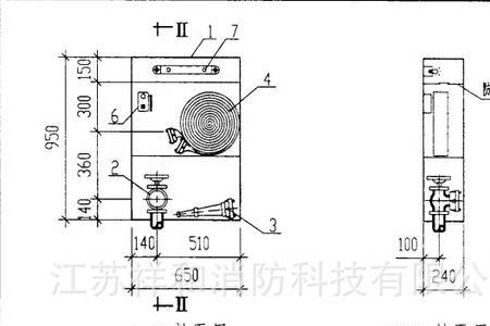 32单栓室内消火栓箱尺寸