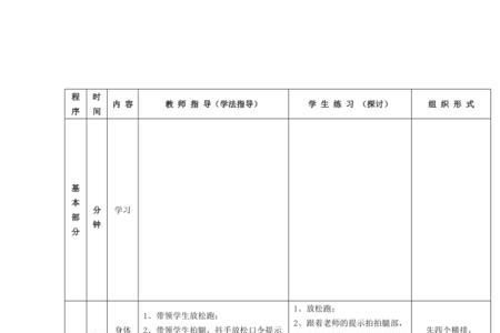 体育教学常用的几种导入方法