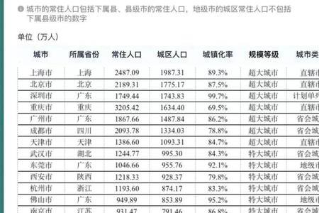 i型大城市的标准