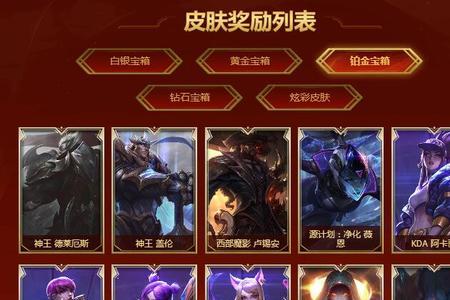 LOL战斗之夜铂金宝箱什么皮肤最好