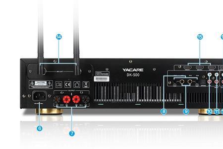 卡拉OK点歌机怎么连接功放